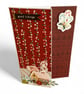 Handmade Luxury Christmas Cards – Set of 5 Festive 7x5 Cards with ...