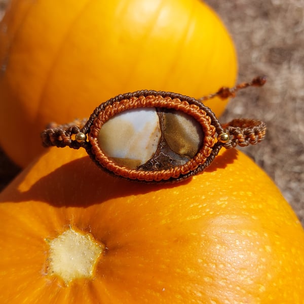 Cobra Jasper Macrame Bracelet