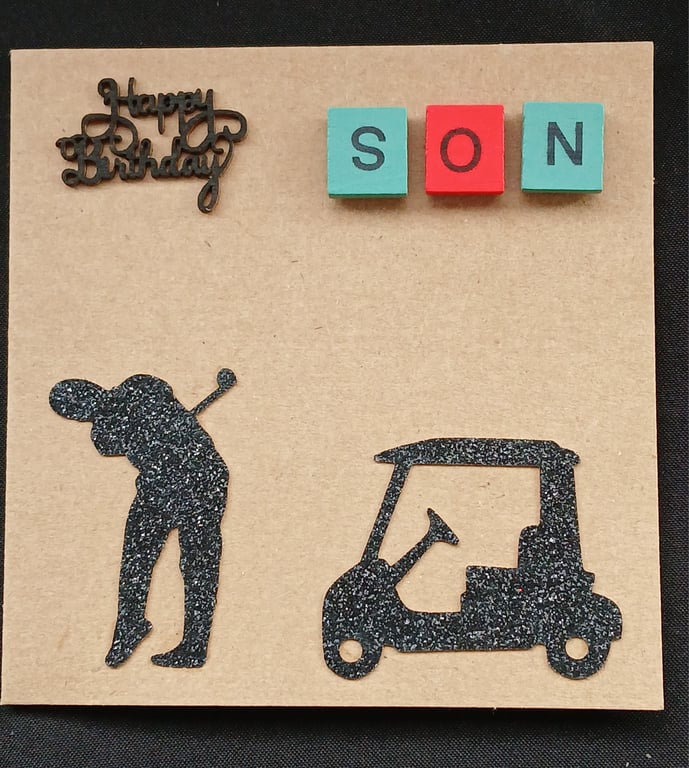 Handmade, son birthday card 