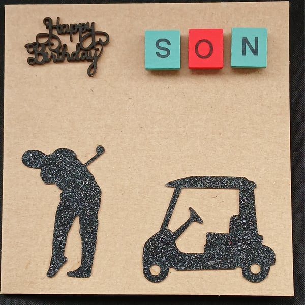 Handmade, son birthday card 
