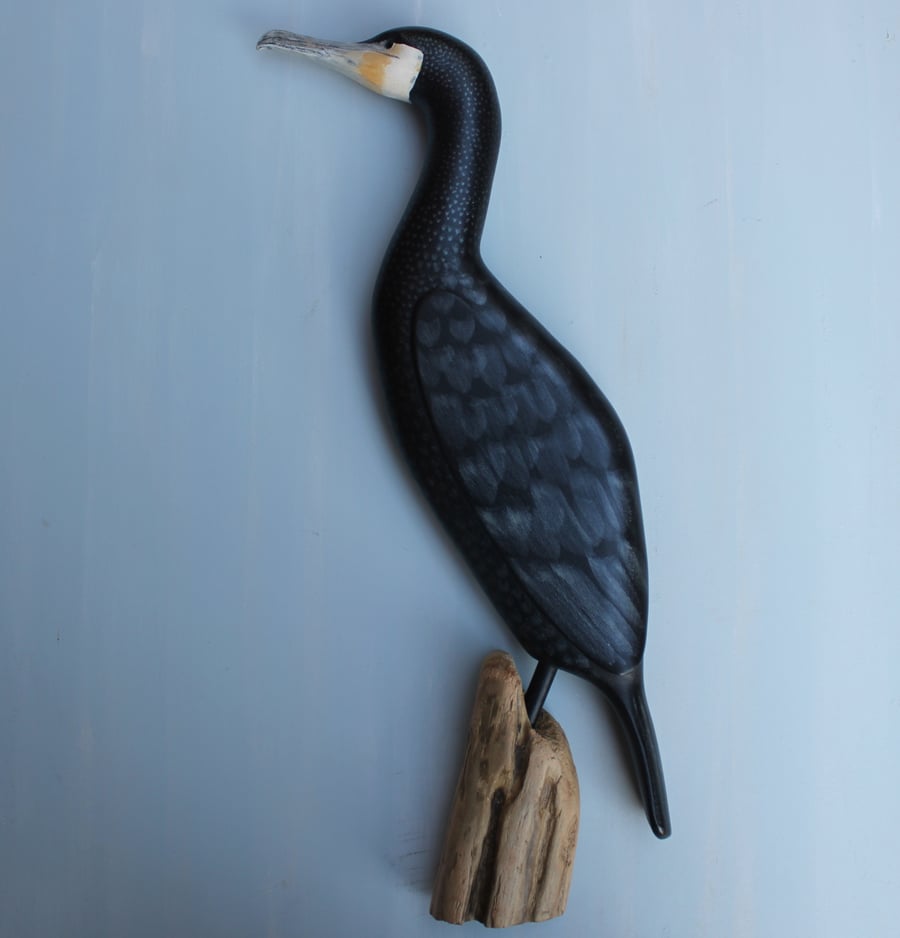 Wall mounted cormorant