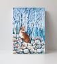 Fox Art Print - Fox painting print - Image 3