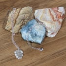 Fine Silver Leaf Pendant