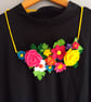 ''Summer Meadow'' Felt floral neckless - Image 6