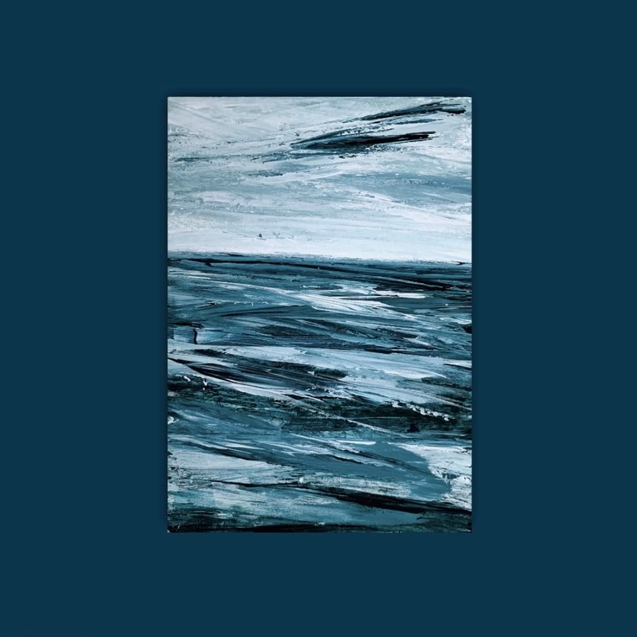 Perfectly Imperfect Original Seascape Painting - Sample 38
