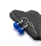 blue glass earrings - Image 2