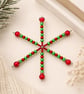 Handmade Festive Snowflake Hanging Decoration  - Image 1