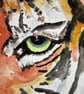Tiger painting. Original watercolour painting - Image 2