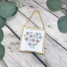 Floral Heart - Original Framed Mini Watercolour Artwork