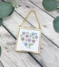Floral Heart - Original Framed Mini Watercolour Artwork