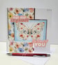 Congratulations Card - Butterfly Floral Design - Hip Hip Hooray So Proud of You - Image 2