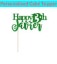 Happy 13th Birthday Cake Topper, 13th Birthday Cake Topper, Custom Cake Topper