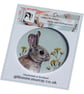 Rabbit pocket mirror - 58mm (2.25 inches) round