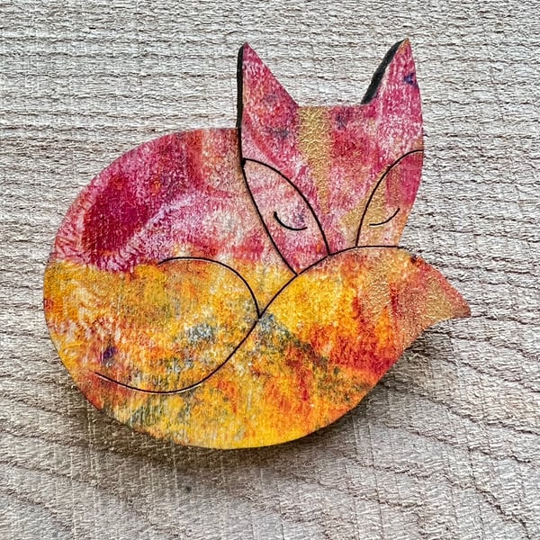 Fox Brooch