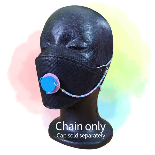 Trans pride SIP valve keeper - CHAIN ONLY