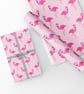 Gift Wrap Pink Flamingos & Matching Gift Tag-Wrapping Paper-LG02