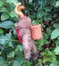 Cosy Christmas Krampus Handmade Needle Felted Handing Decoration  - Image 4