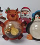 Snowman "Bauble Buddies" gift box, handmade - Image 4