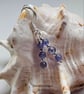 Designer AA 5.55ct Tanzanite Sterling Silver Earrings  - Image 4