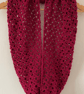 Red Infinity Scarf - Handmade Crochet - Practical Christmas Gifts for her - Image 9