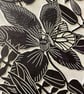Lino Print - Clematis & Jasmine - Flower Print - Limited Edition Linocut - Image 8