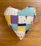 Patchwork pocket heart