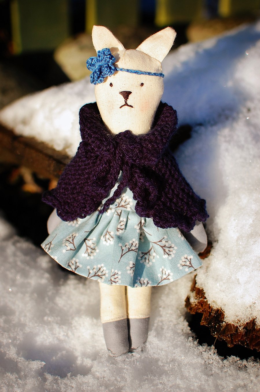 Handmade heirloom doll, Cloth doll, Rag doll, Soft doll,Nursery Decor