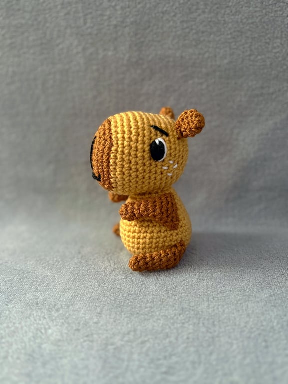 Crochet Capybara Plush - CE Tested Handmade Soft Toy