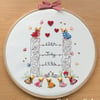 Customer Order Wedding Anniversary Hoop.