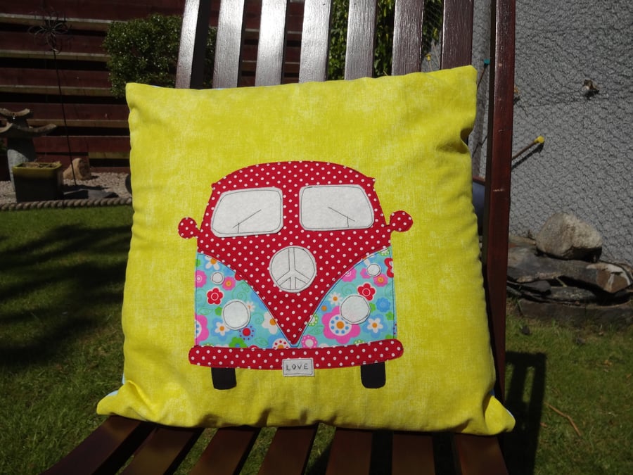 Campervan Cushion  (free postage UK)