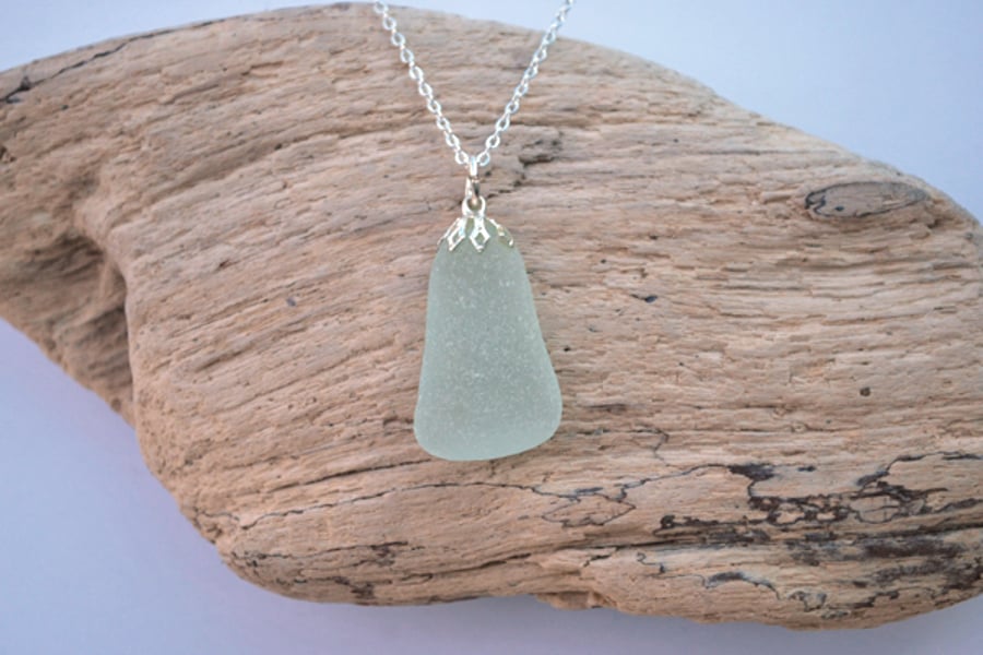 Sea glass pendant