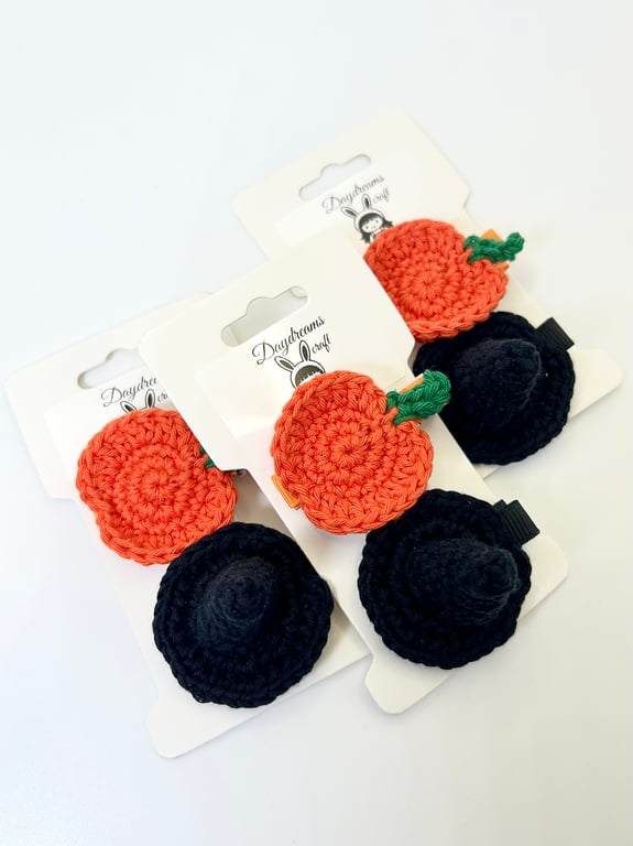 Halloween hair clips