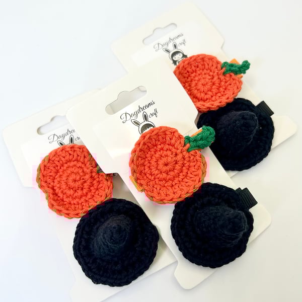 Halloween hair clips