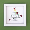 Christmas Tree Sea Glass Art: Christmas Decor