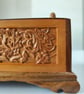 Hand-Carved Persian Jewelry Box – Floral & Figurative Design - Image 4