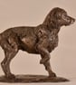 Small Standing Spaniel Animal Statue Small Bronze Resin Sculpture - Image 1