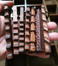 Parquet Art Teak & Mahogany Key Fobs  - Image 3
