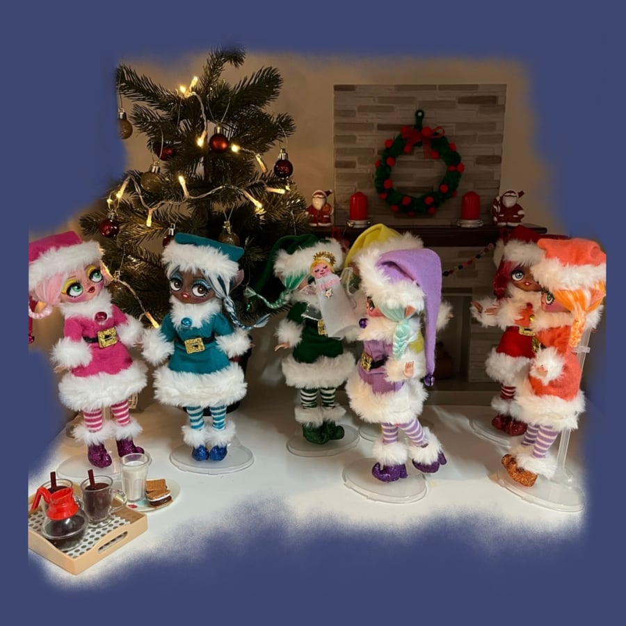 Elf for Yourself Ooak doll Peppermint