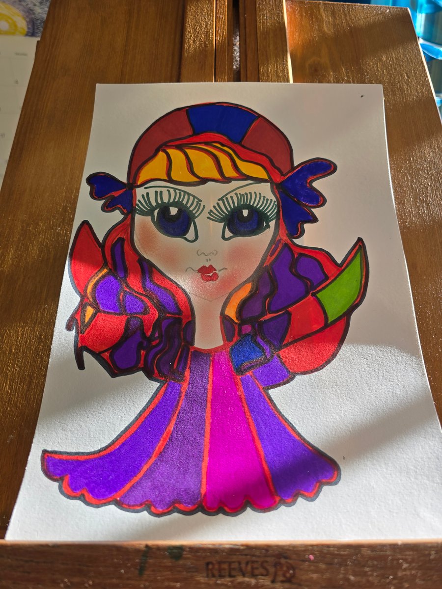 Christmas Angel Drawing 