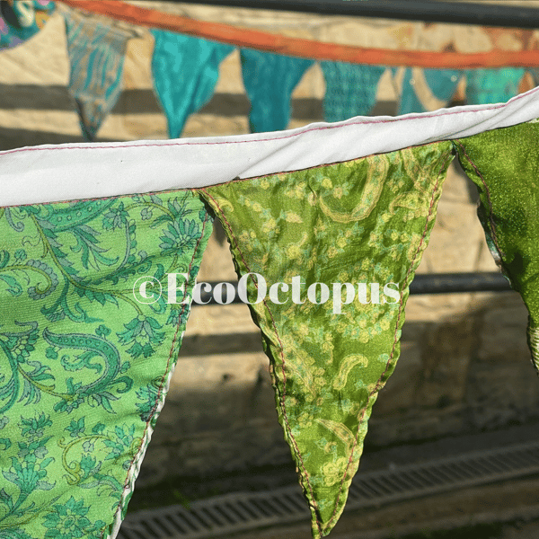 Green Recycled Bunting 