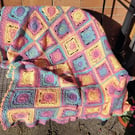 Sunrise Willow Crocheted Blanket