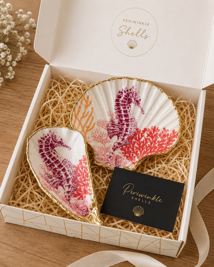 Seahorse Trinket Dishes 