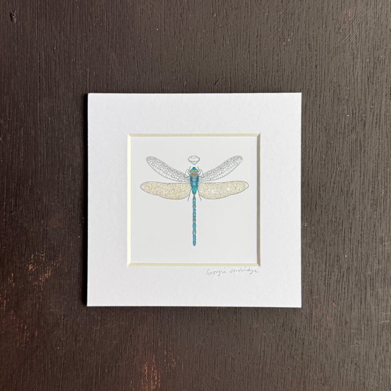 April Dragonfly Birthstone 5" x 5"