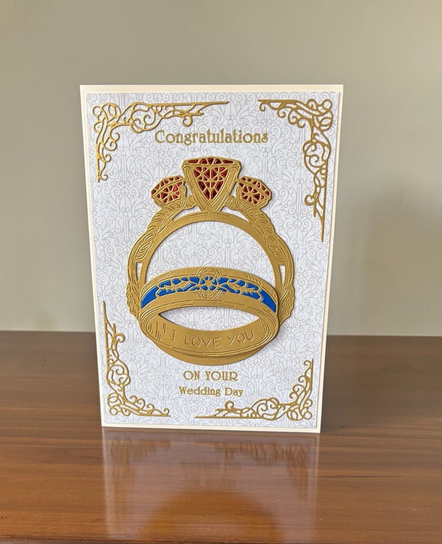 Congratulations on your Wedding Day Rings.