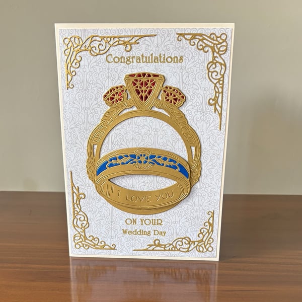 Congratulations on your Wedding Day Rings.