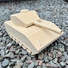 Reptile Tank Hide 24cm Long - 3D Printed Army Enclosure Decor For Reptiles