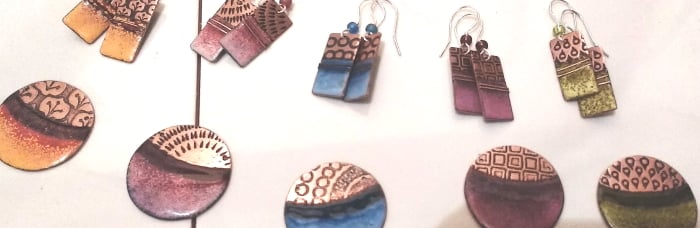 Gwin Kerry - Copper and Enamel Jewellery