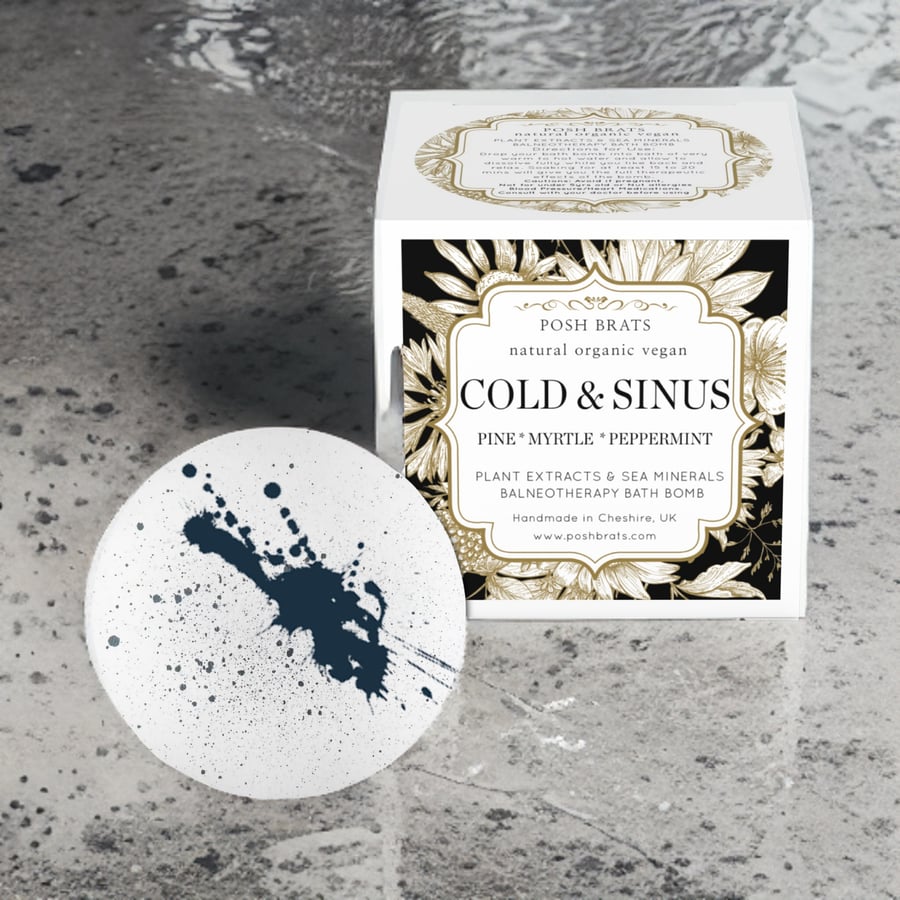 Relieve Your Sinus Pressure with This Cold-Busting Aromatherapy Bath Bomb