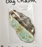 Ceramic bag charm  - English Oak