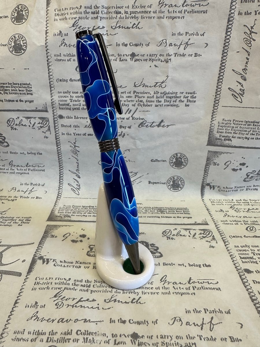 Black & Blues Ballpoint Pen